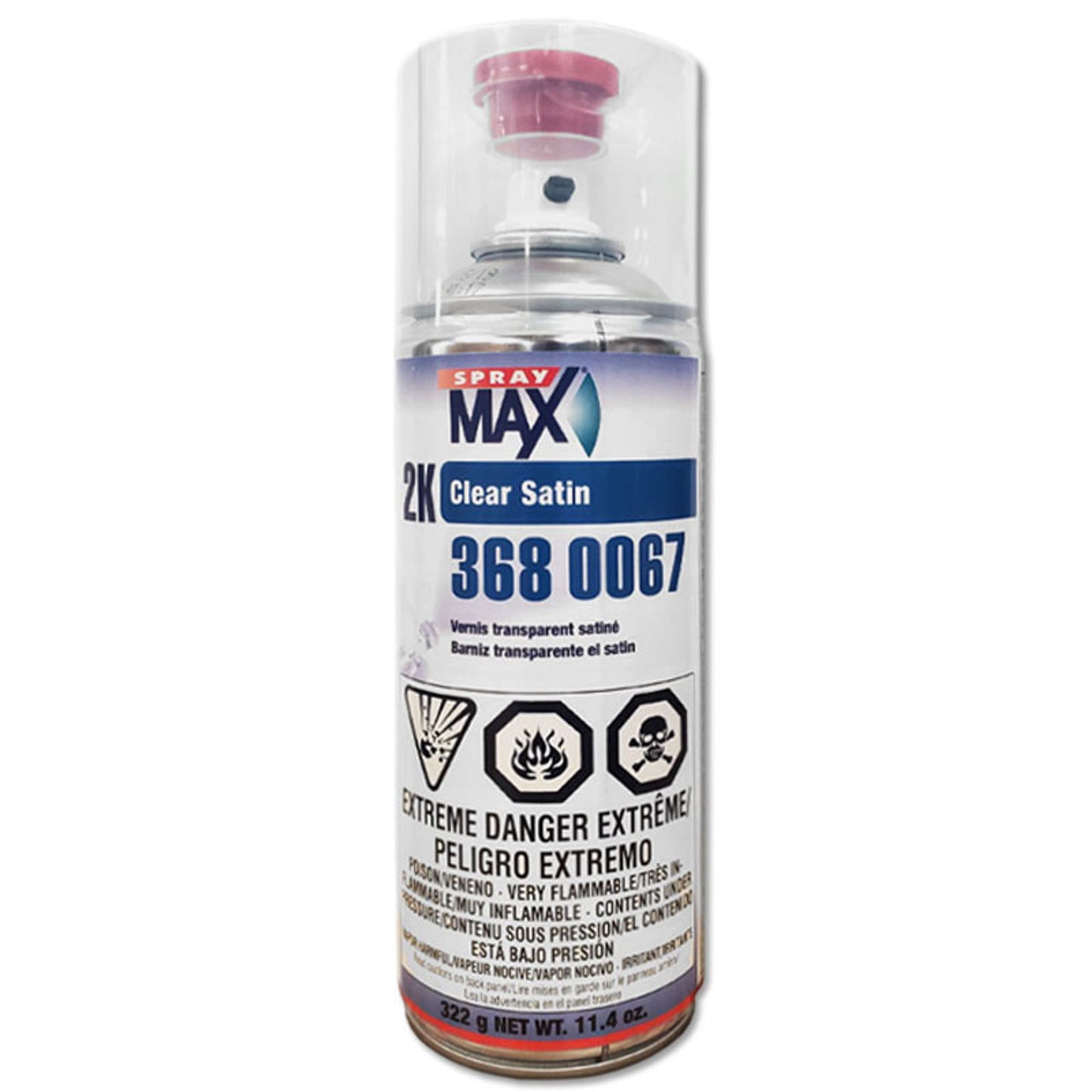 SPRAYMAX 2K SATIN CLEARCOAT - AEROSOL