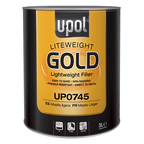 U-POL LITEWEIGHT GOLD LIGHTWEIGHT BODY FILLER